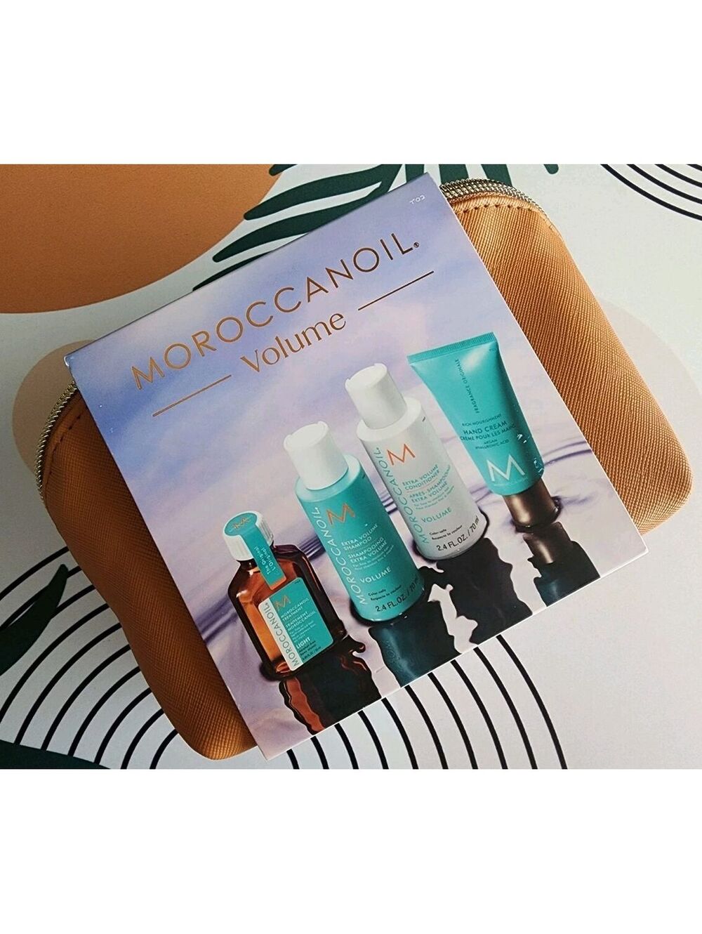 Moroccanoil Volume Travel Kit Volume Shampoo, Condtioner, Treatment, Cream